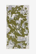 ACCESSORIES Astrology Scarf in Khaki Inoui Editions