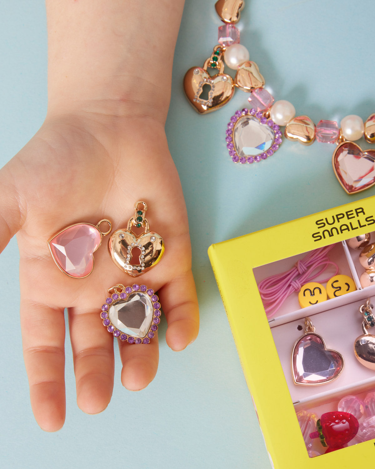 CHILDREN'S ACCESSORIES Make It Heartfelt Mini DIY Bead Kit Super Smalls