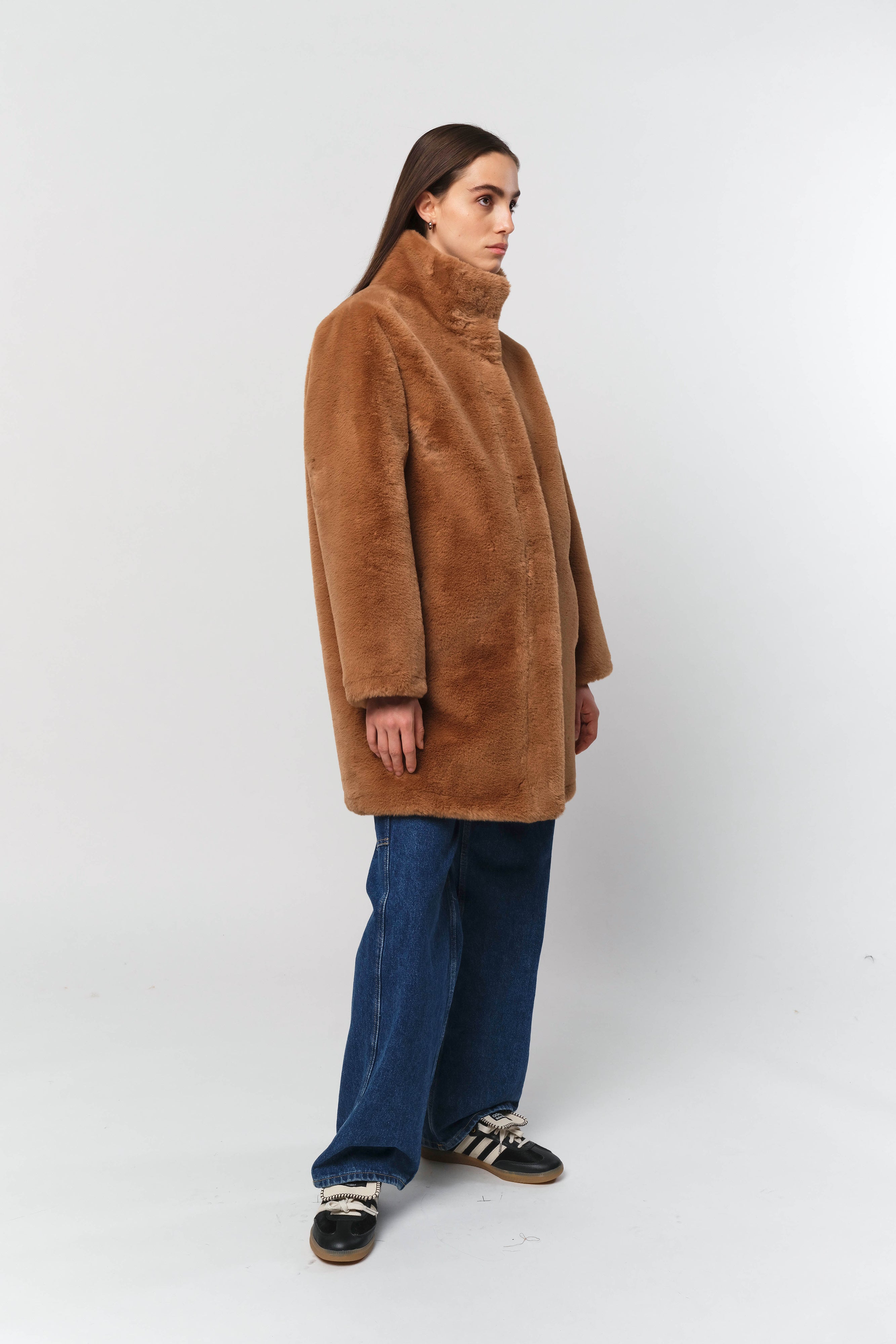 COATS/JACKET Blair Mid-Length Coat in Camel Apparis