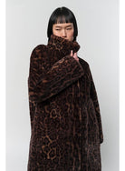 COATS/JACKET BLAIR LEOPARD MID-LENGTH COAT Apparis