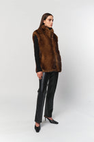 COATS/JACKET Laila Vest in Mink Brown Apparis