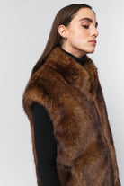 COATS/JACKET Laila Vest in Mink Brown Apparis