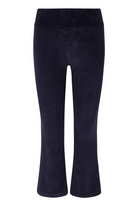 Pants SPRWMN Crop Flare Corduroy Leggings in Navy Sprwmn