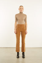 Pants SPRWMN Ankle Flare Corduroy Pant in Camel Sprwmn