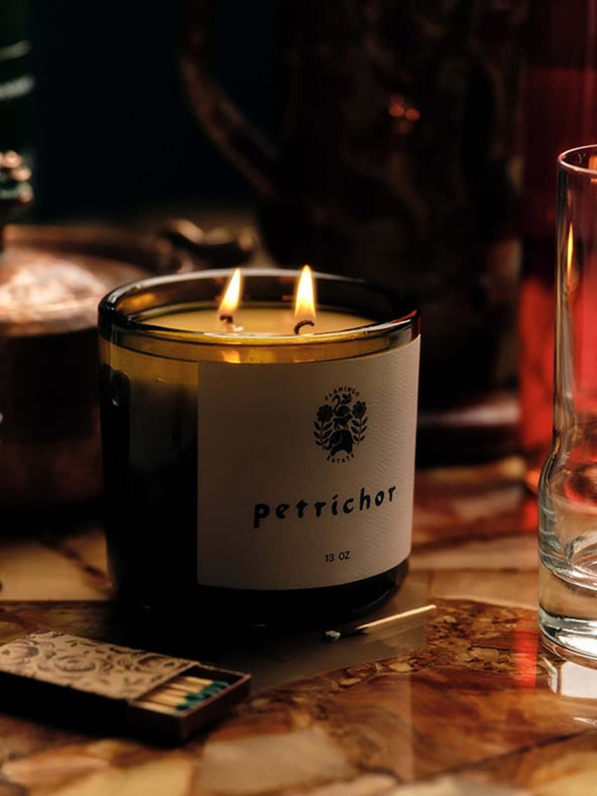 CANDLES/HOME FRAGRANCE PETRICHOR CANDLE Flamingo Estate