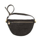 HANDBAGS Grande Fanny in Black Rattan Clare V.