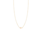 JEWELRY Itty Bitty Cross Necklace in Yellow Gold Zoe Chicco