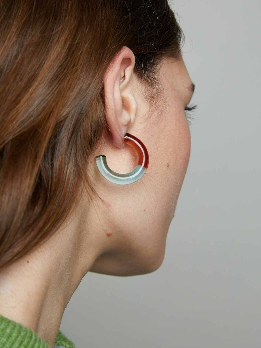 Earrings Keane Two Tone Hoops Keane