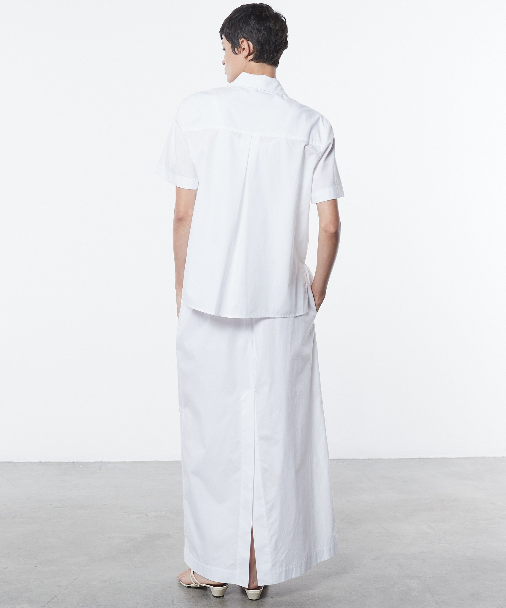 BLOUSES/SHIRTS/TOPS POPLIN RESORT SHIRT IN WHITE Enza Costa