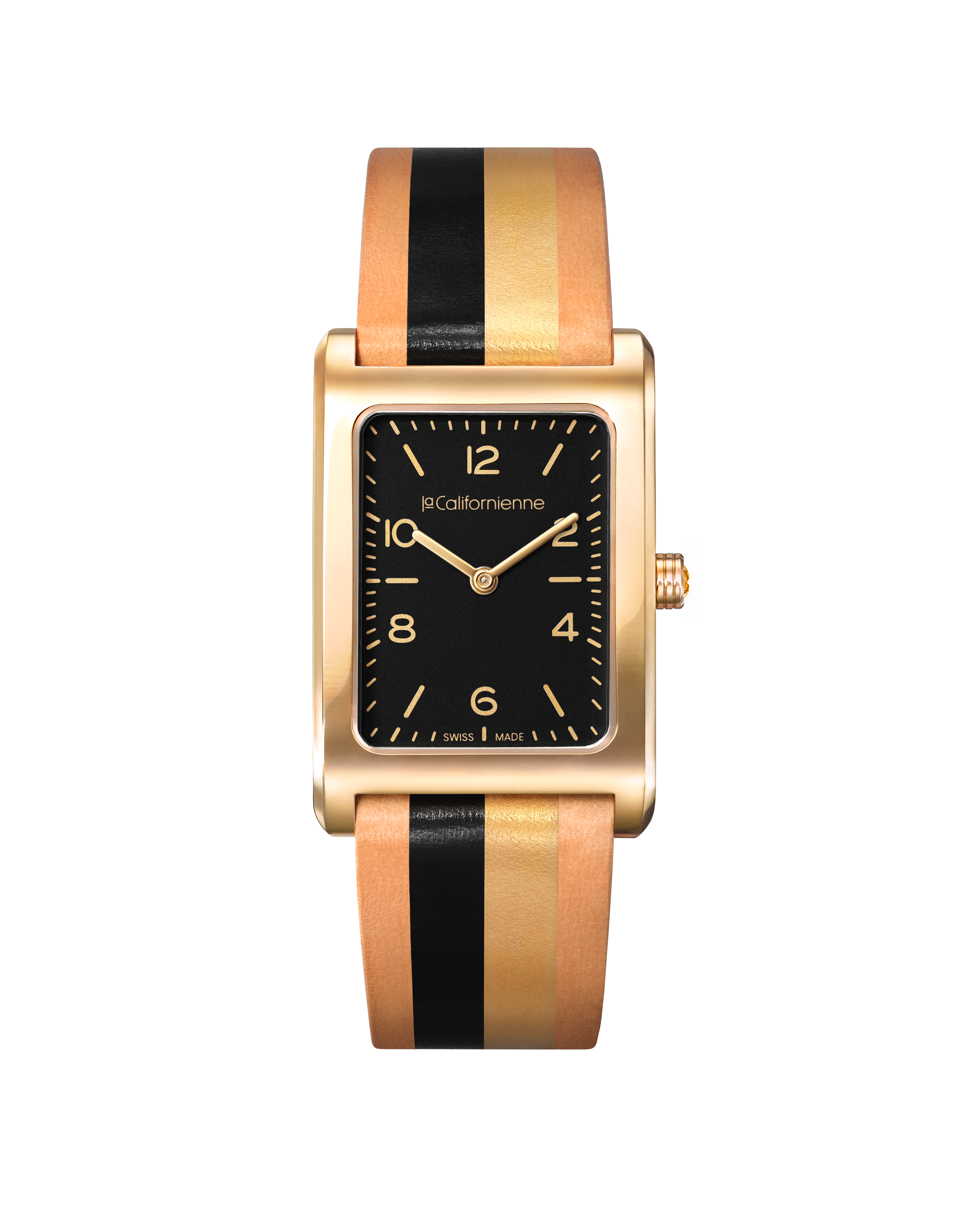 Watches La Californienne Daybreak Watch in Black and Gold La Californienne