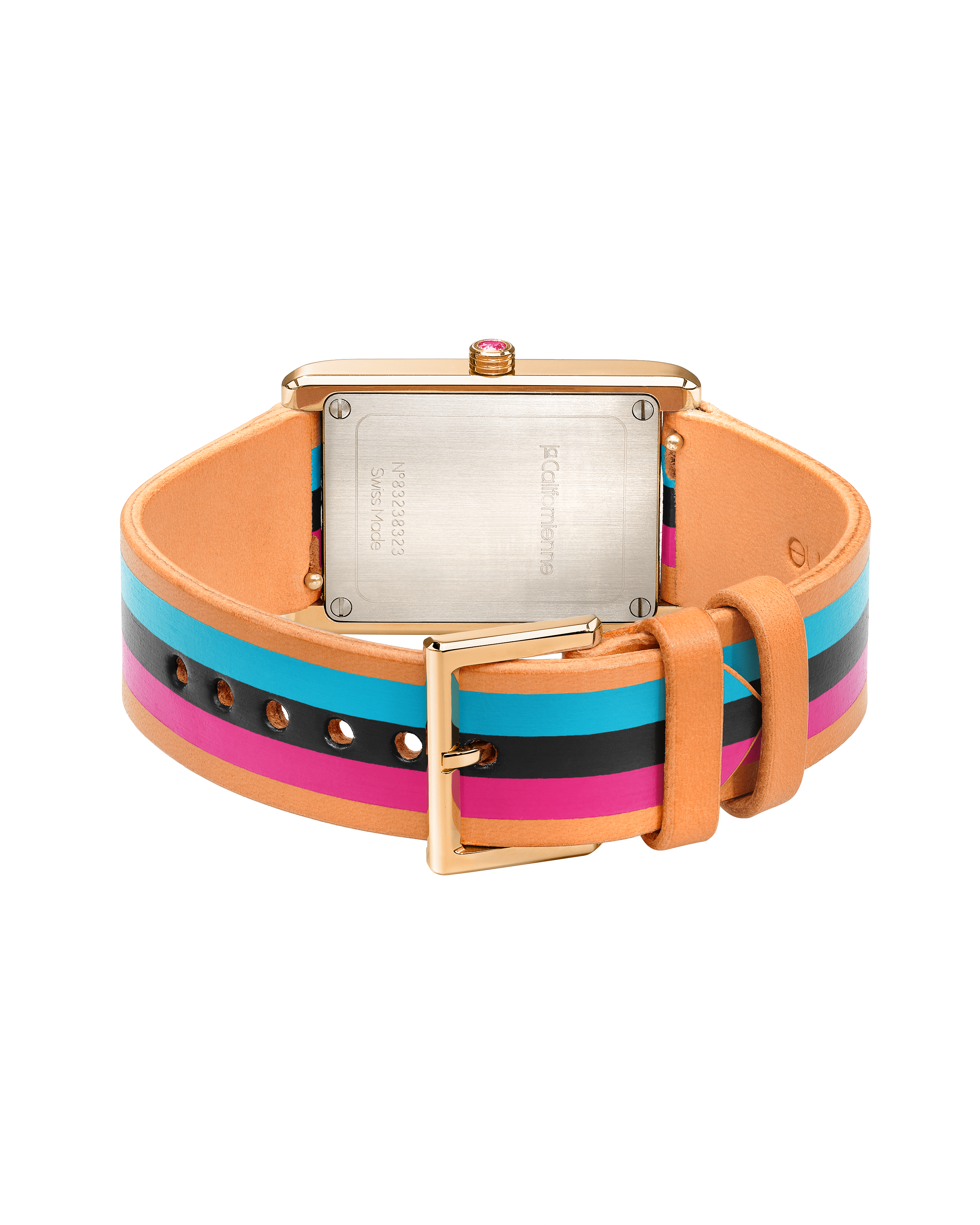 Watches La Californienne Daybreak Watch in Fuchsia, Teal and Black La Californienne