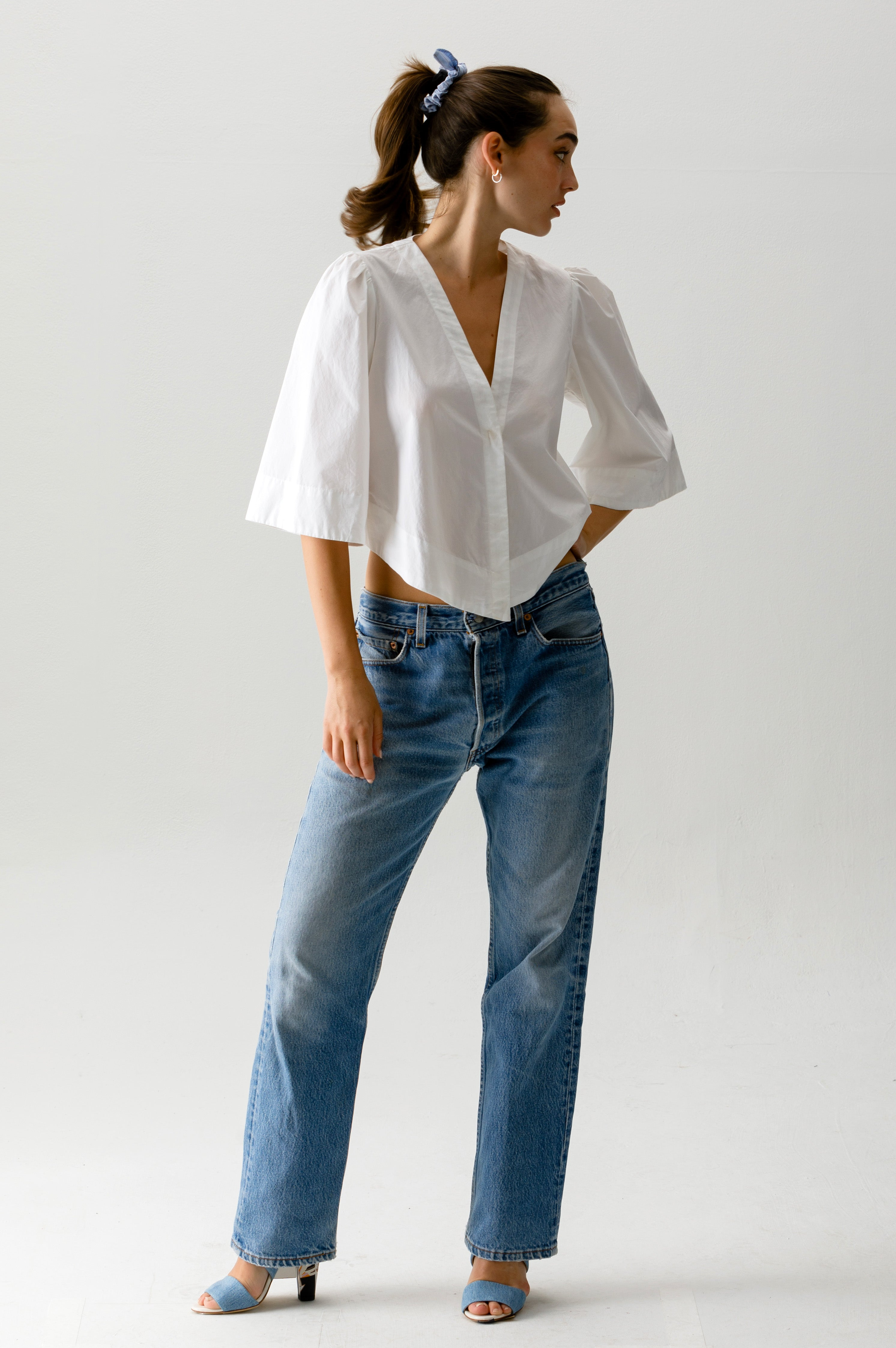 BLOUSES/SHIRTS/TOPS THE LADY SHIRT IN OPTIC WHITE WearCissa