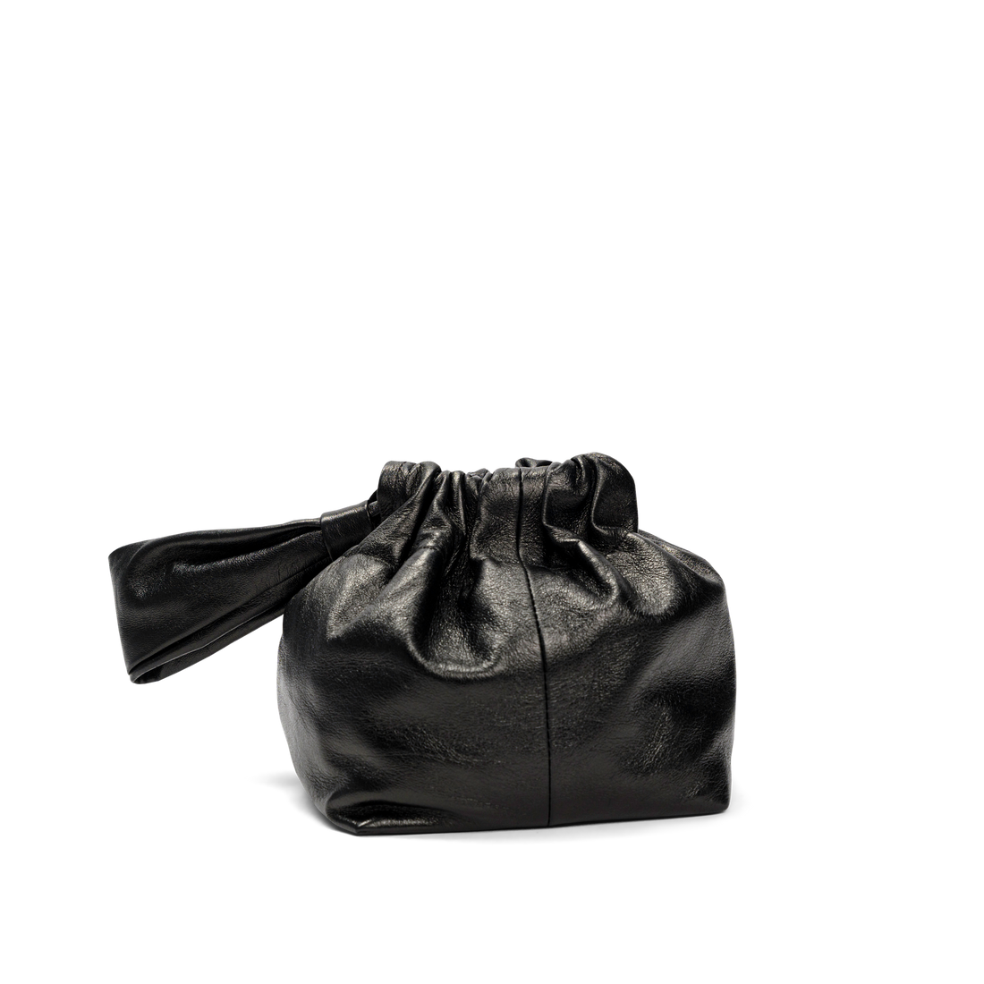 Handbags Lemiz Mariposa Handbag in Metallic Black Lemiz