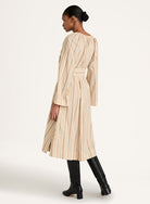 DRESSES/JUMPSUITS Ami Stripe Dress in Driftwood Merlette