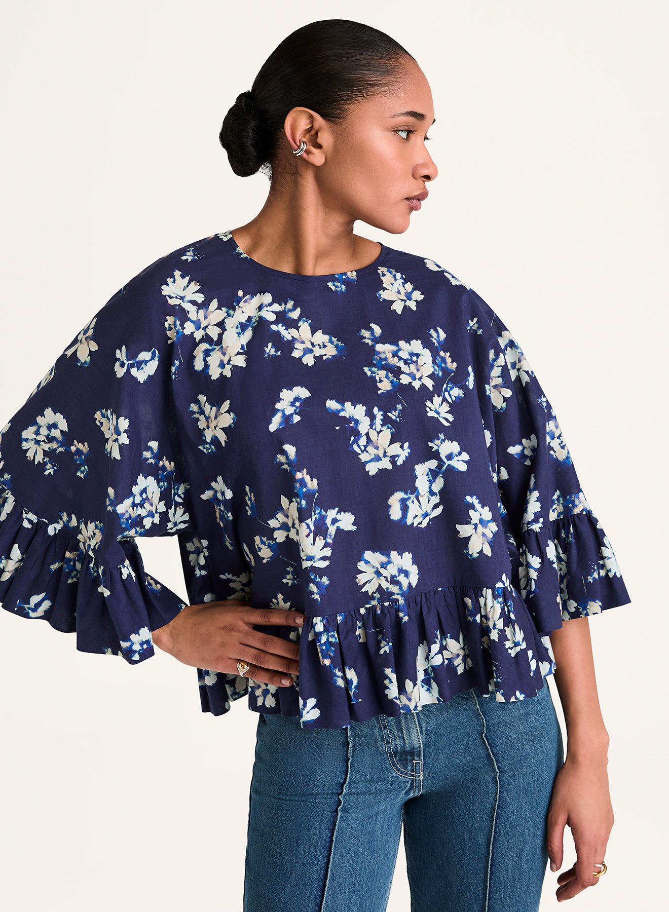 BLOUSES/SHIRTS/TOPS ASTRAL PRINT TOP Merlette