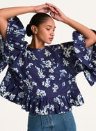 BLOUSES/SHIRTS/TOPS ASTRAL PRINT TOP Merlette