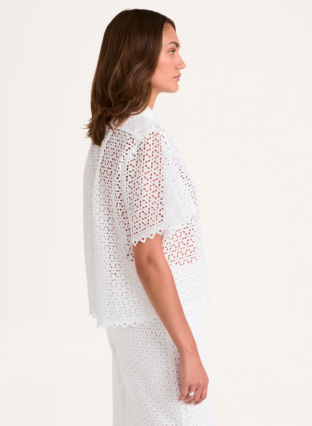 BLOUSES/SHIRTS/TOPS Perle Top in White Merlette