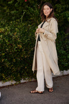 Jackets Nili Lotan Tanner Trench Coat in Khaki Nili Lotan