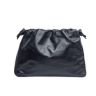 HANDBAGS Monica Clutch in Metallic Black Lemiz