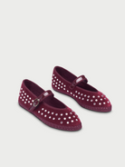 SHOES MAE MARY JANE IN BURGUNDY Flabelus