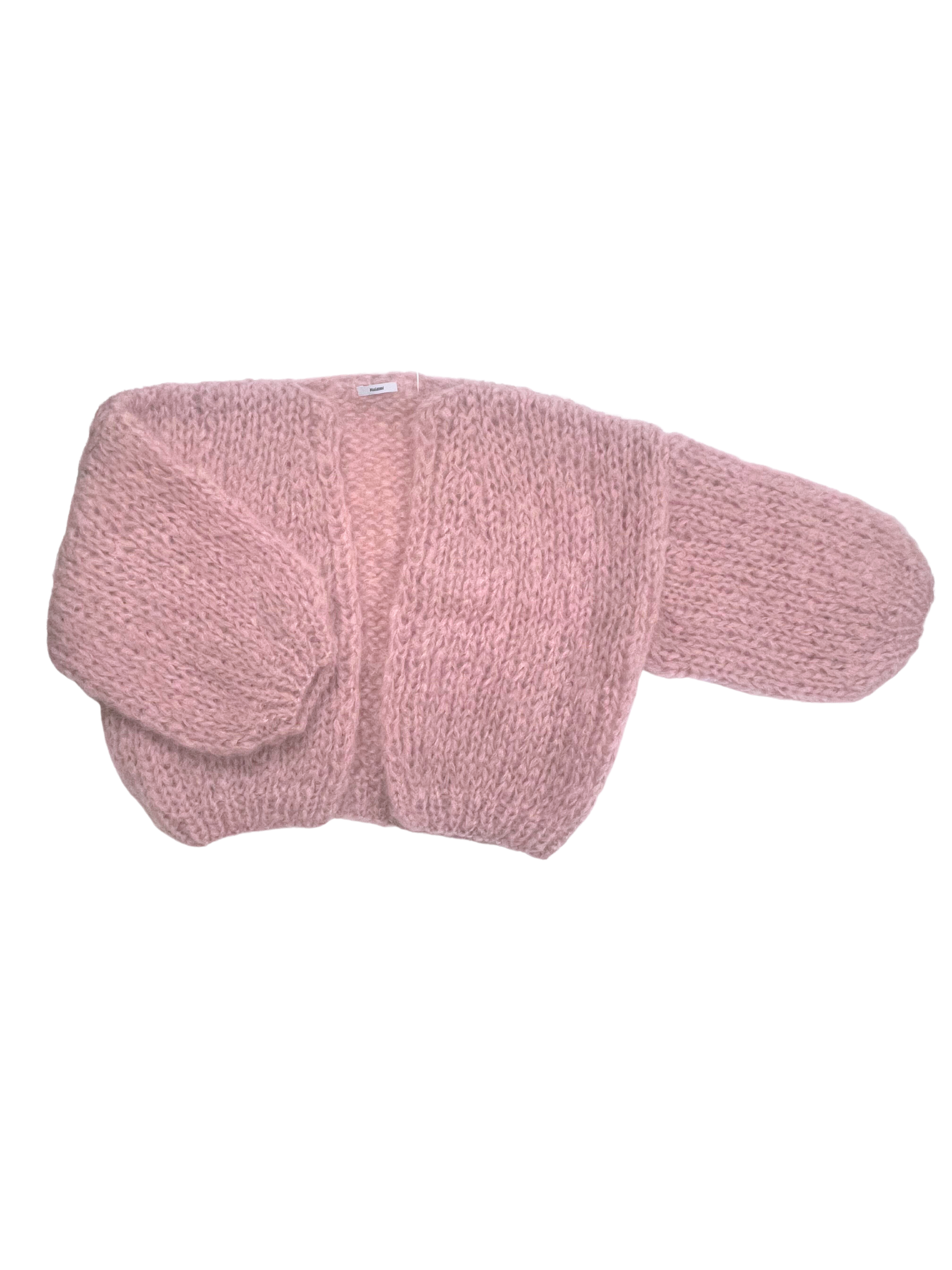 Sweaters Maiami Mohair Bomber Cardigan in Antique Pink Maiami