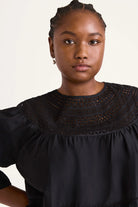 BLOUSES/SHIRTS/TOPS Merlette Sol Eyelet Top in Black Merlette