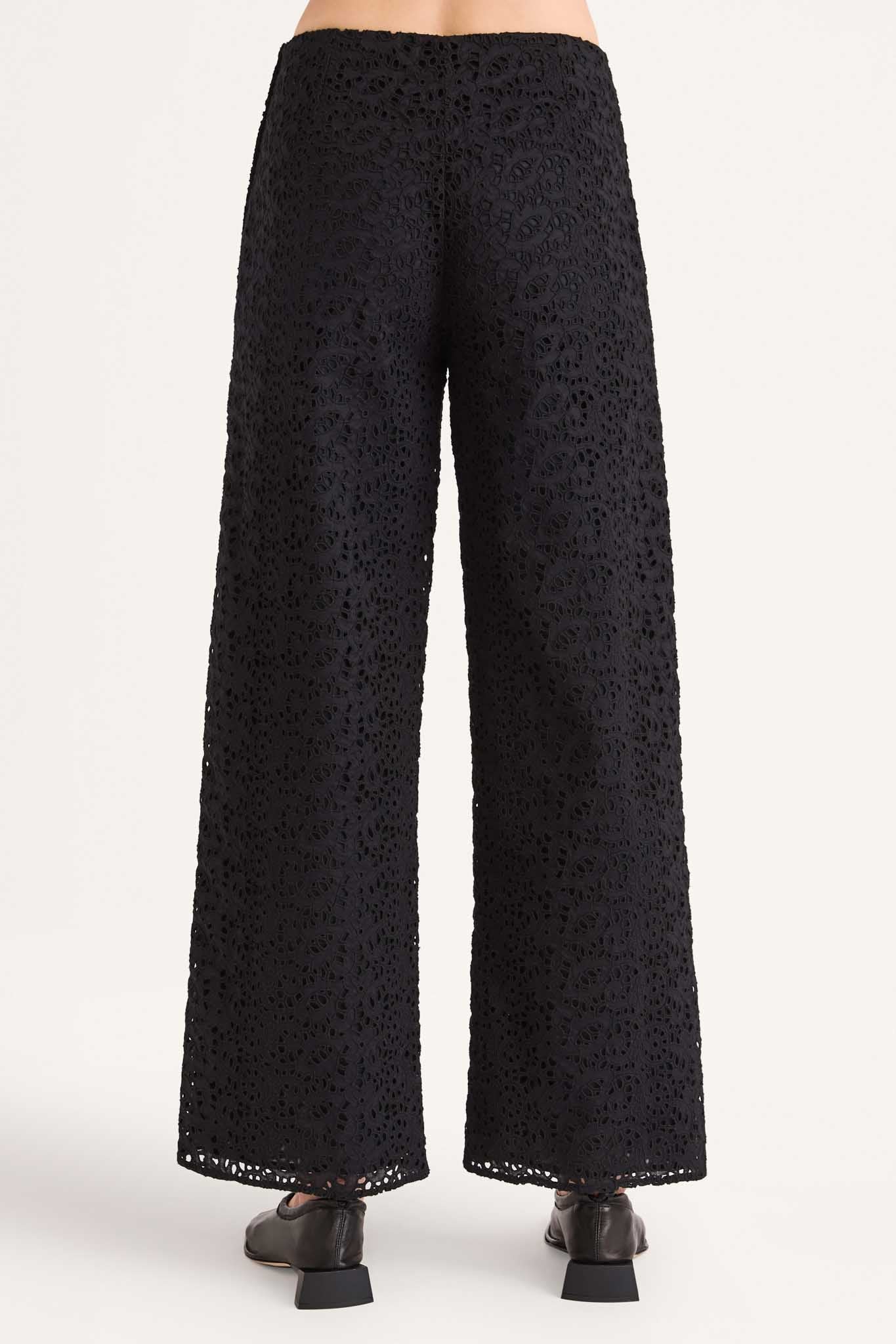 PANTS/SHORTS Merlette Lunar Eyelet Pant in Black Merlette