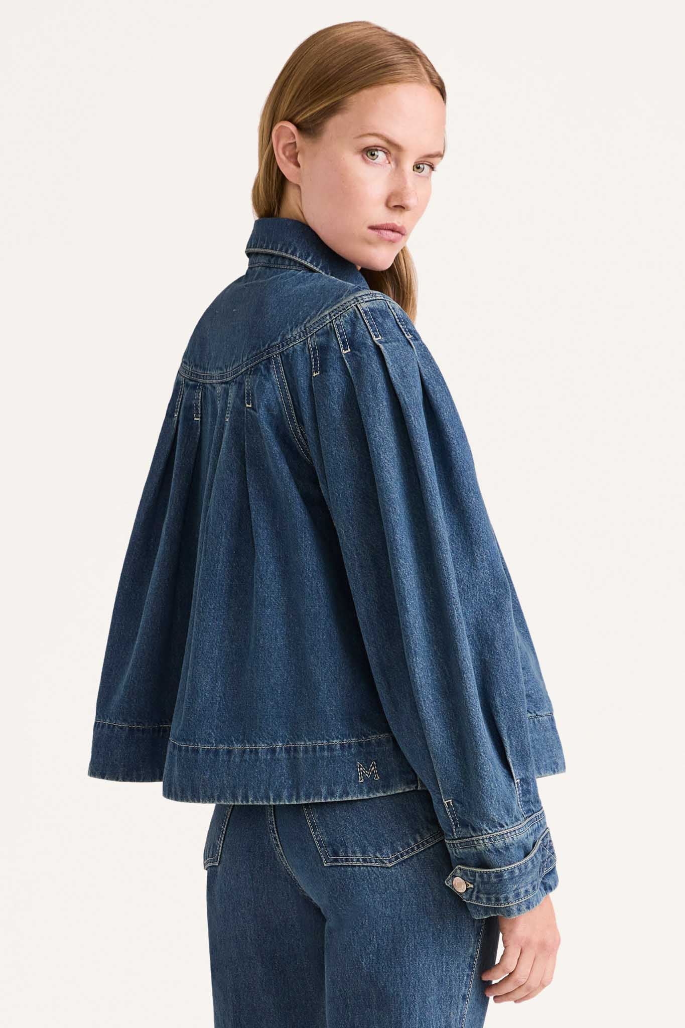 COATS/JACKET Merlette Easton Blue Jacket in Denim Merlette