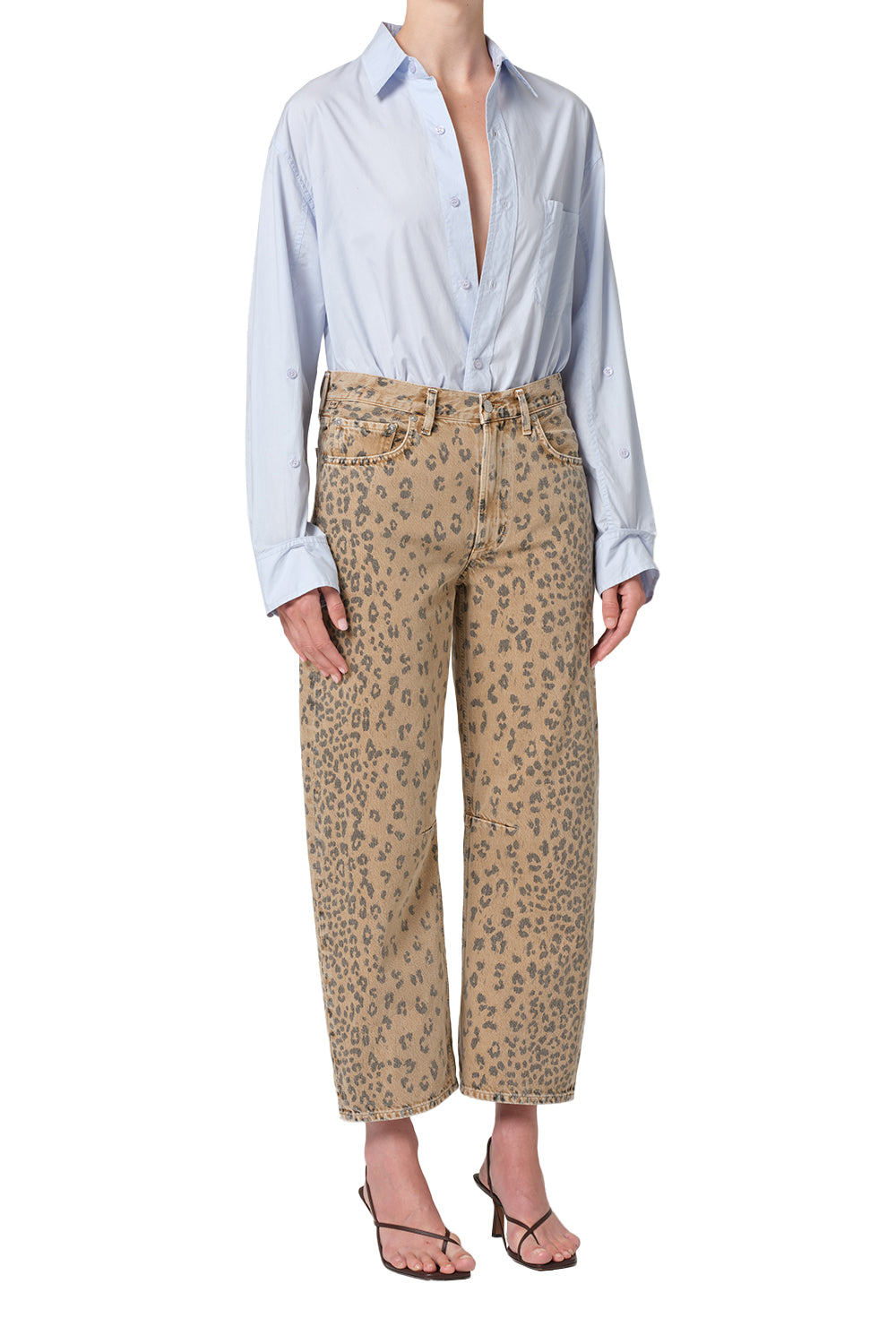 PANTS/SHORTS Miro Pant in Natural Cheetah Citizens of Humanity