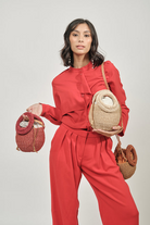 HANDBAGS Carmen Mini Handbag in Red Aranaz