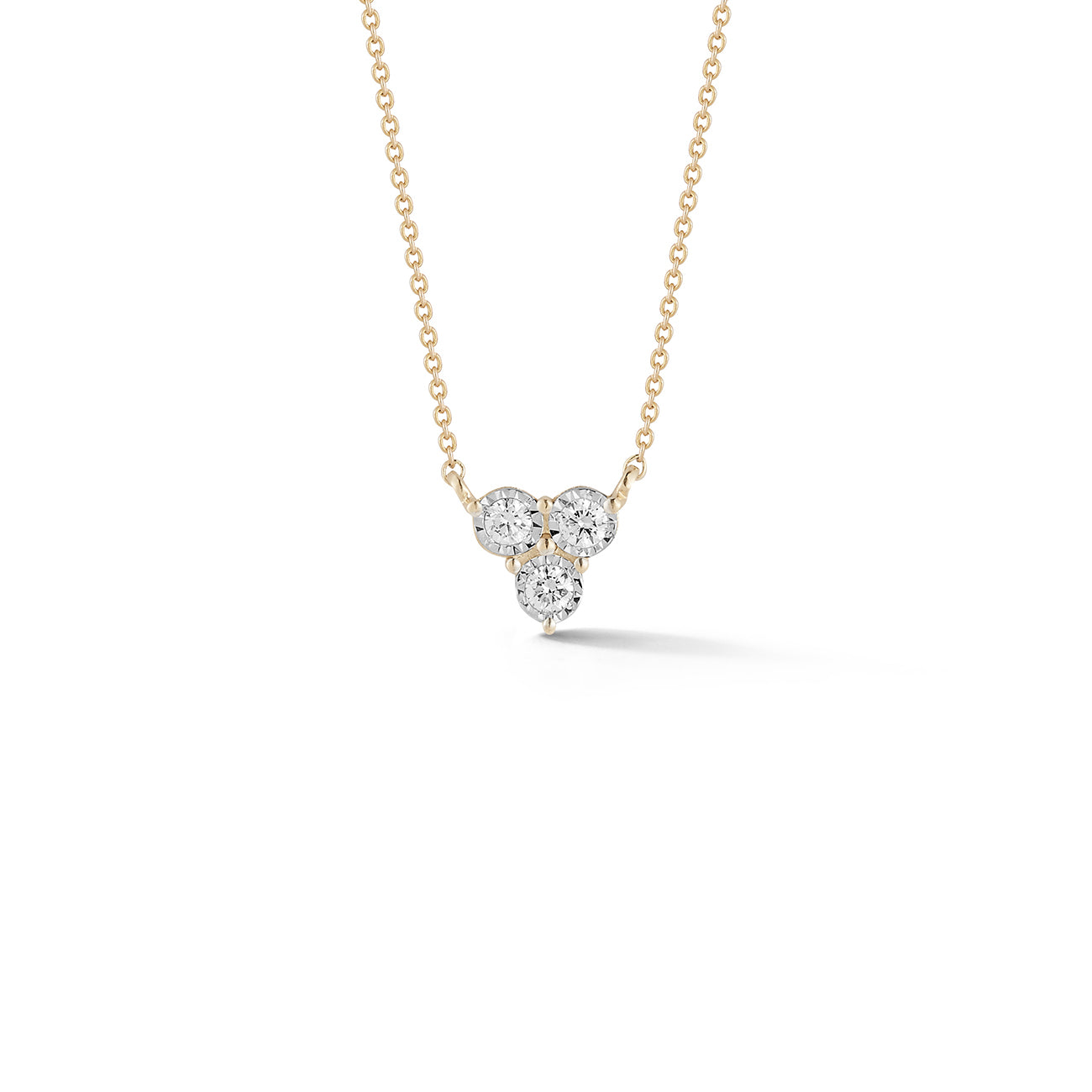 Necklaces Dana Rebecca Ava Bea Diamond Trio Necklace in Yellow Gold Dana Rebecca