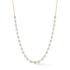 Necklaces Dana Rebecca Ava Bea Interval Tennis Necklace in Yellow Gold Dana Rebecca