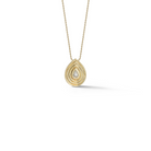 Necklaces Dana Rebecca Nana Bernice Groove Necklace in Yellow Gold Dana Rebecca