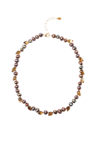 JEWELRY WILLA NECKLACE IN TAUPE PEARL MIX Chan Luu