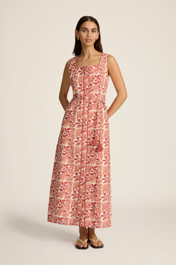 DRESSES/JUMPSUITS Paloma Maxi Dress in Albenya Dahlia Hannah Artwear