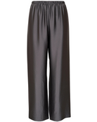 PANTS/SHORTS Hammered Silk Pull On Pant in Charcoal PETER COHEN