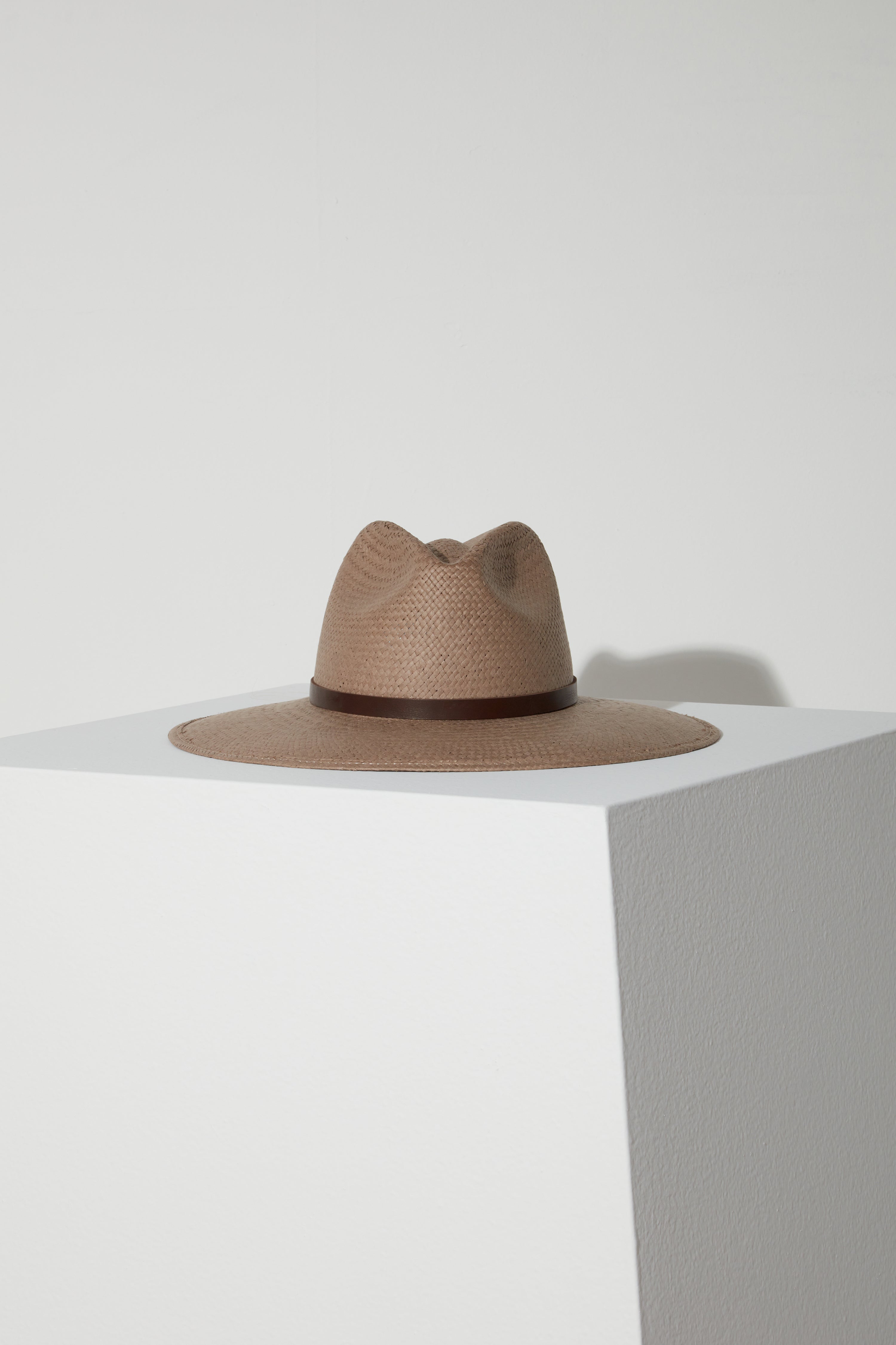 HATS Judith Hat in Taupe Janessa Leone