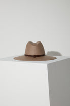 HATS Judith Hat in Taupe Janessa Leone