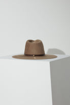 HATS HARLEY HAT IN ALMOND Janessa Leone