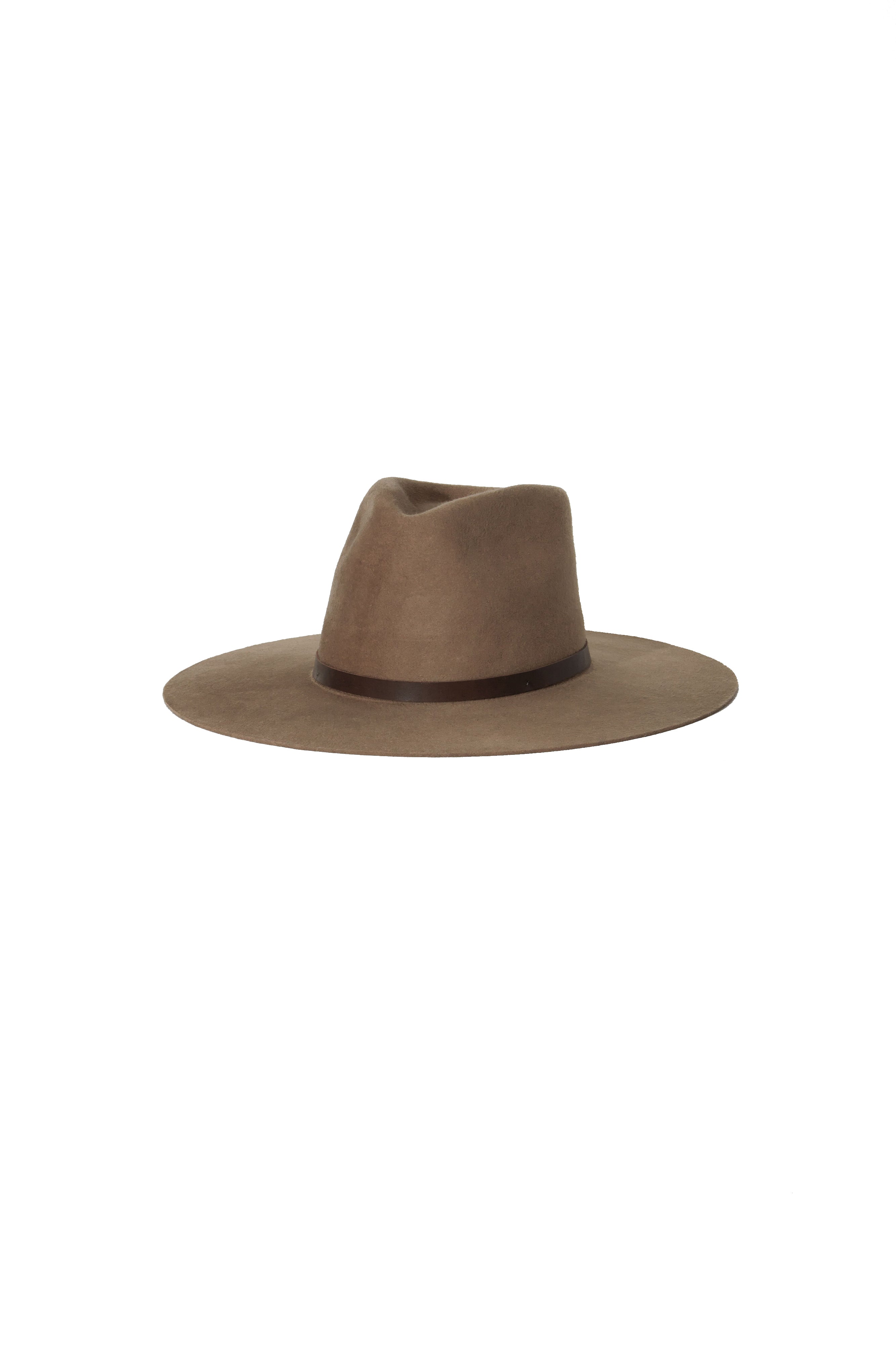 HATS HARLEY HAT IN ALMOND Janessa Leone