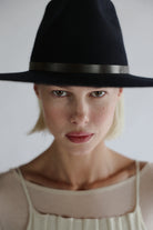 HATS HARLEY HAT IN DEEP NAVY Janessa Leone