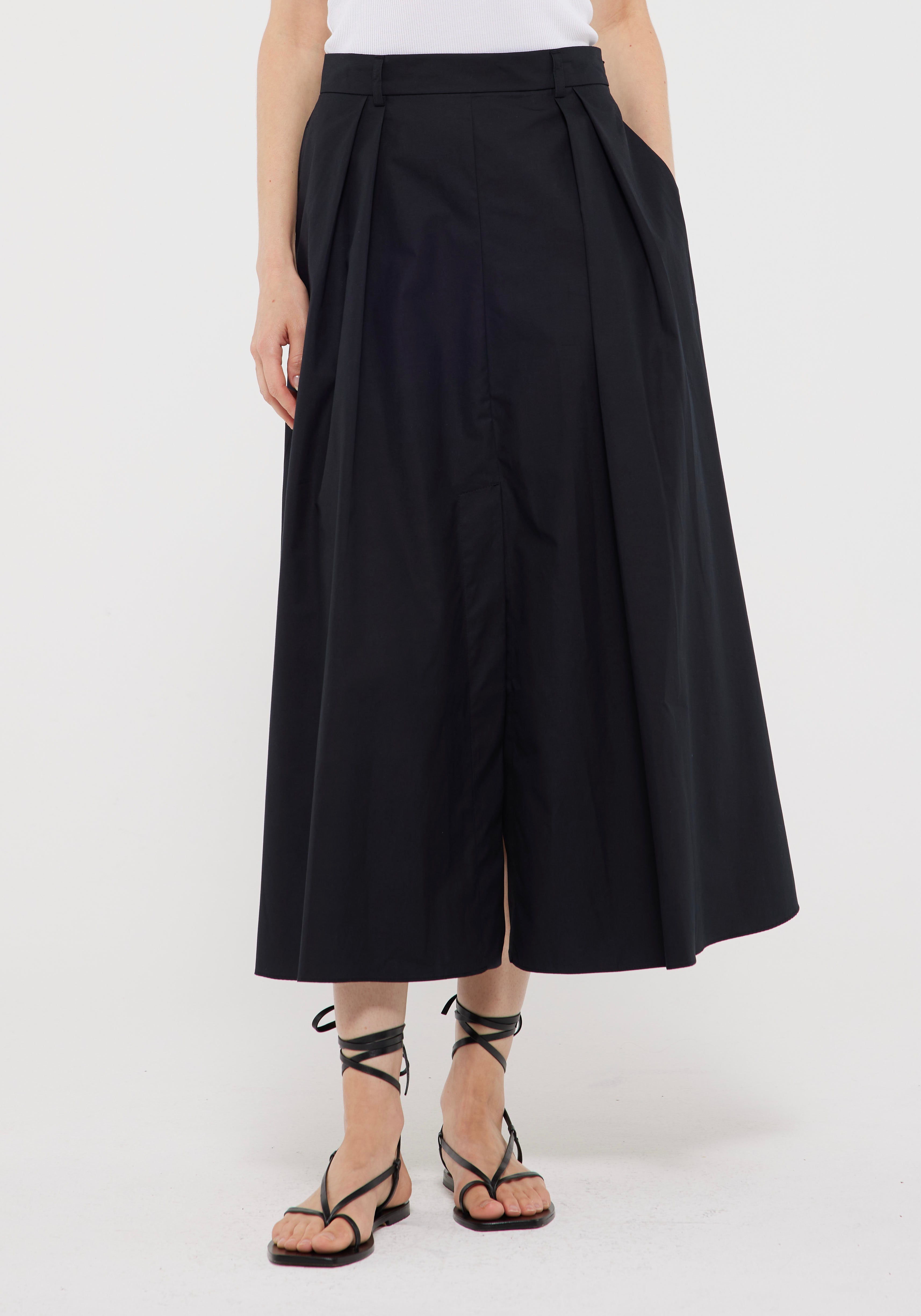 SKIRTS WIDE POPLIN SKIRT Rohe