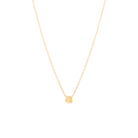 JEWELRY Itty Bitty Clover Necklace in Yellow Gold Zoe Chicco