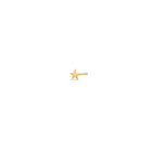 JEWELRY Itty Bitty Star Stud in Yellow Gold Zoe Chicco