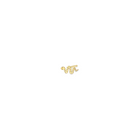 JEWELRY Itty Bitty Snake Stud in Yellow Gold Zoe Chicco