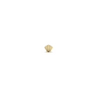 JEWELRY Itty Bitty Shell Stud in Yellow Gold Zoe Chicco