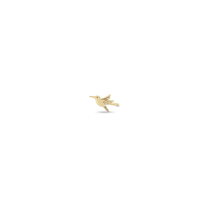 Itty Bitty Hummingbird Stud in Yellow Gold Serafina