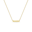 JEWELRY Itty Bitty MAMA Necklace in Yellow Gold Zoe Chicco