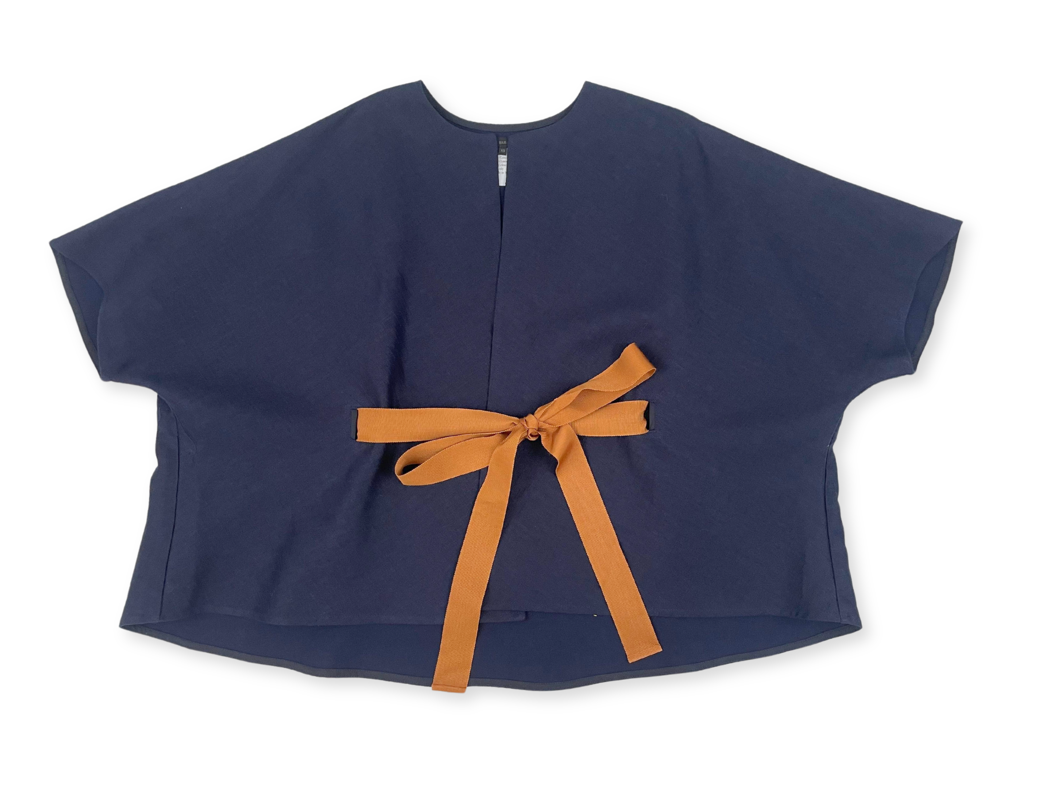 COATS/JACKET Swing Jacket in Navy Louiza Babouryan