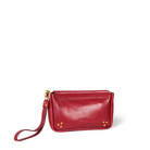 HANDBAGS Medium Clap Clutch in Ruby Jerome Dreyfuss